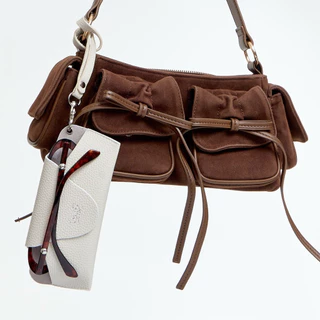 PLM (plume.bkk) เคสซองใส่แว่นหนังตา Soft Shell Leather-like Glasses Case