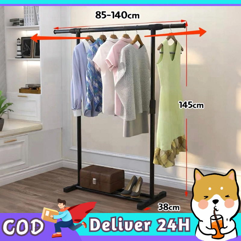 Dogegg🐶มีพร้อมส่ง ราวตากผ้าอเนกประสงค์ ประหยัดพื้นที่ ประกอบง่าย