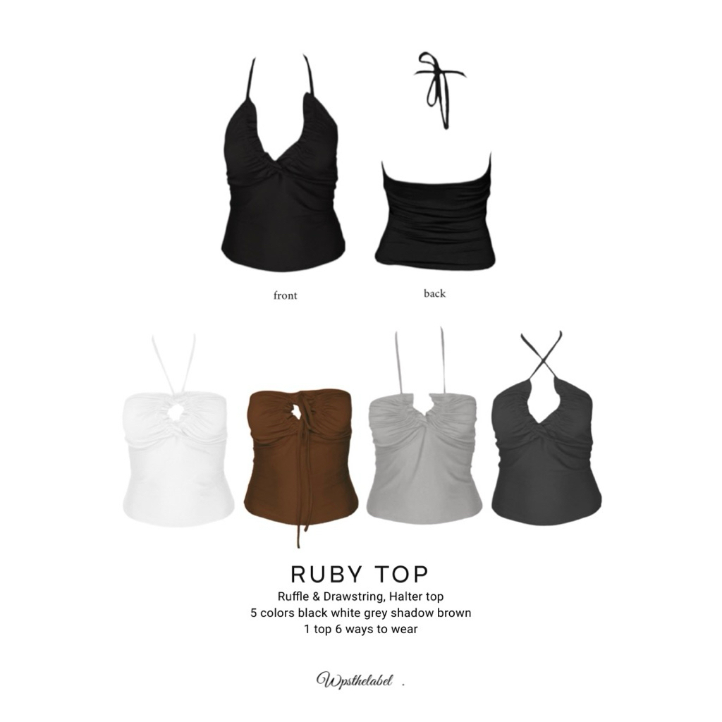 RUBY TOP - WPSTHELABEL