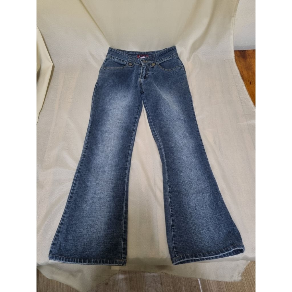 A56. แบรนด์อังกฤษ wizar* jeans กางเกงยีนส์ผู้หญิงมือสองแบรนด์แท้สภาพ 90%