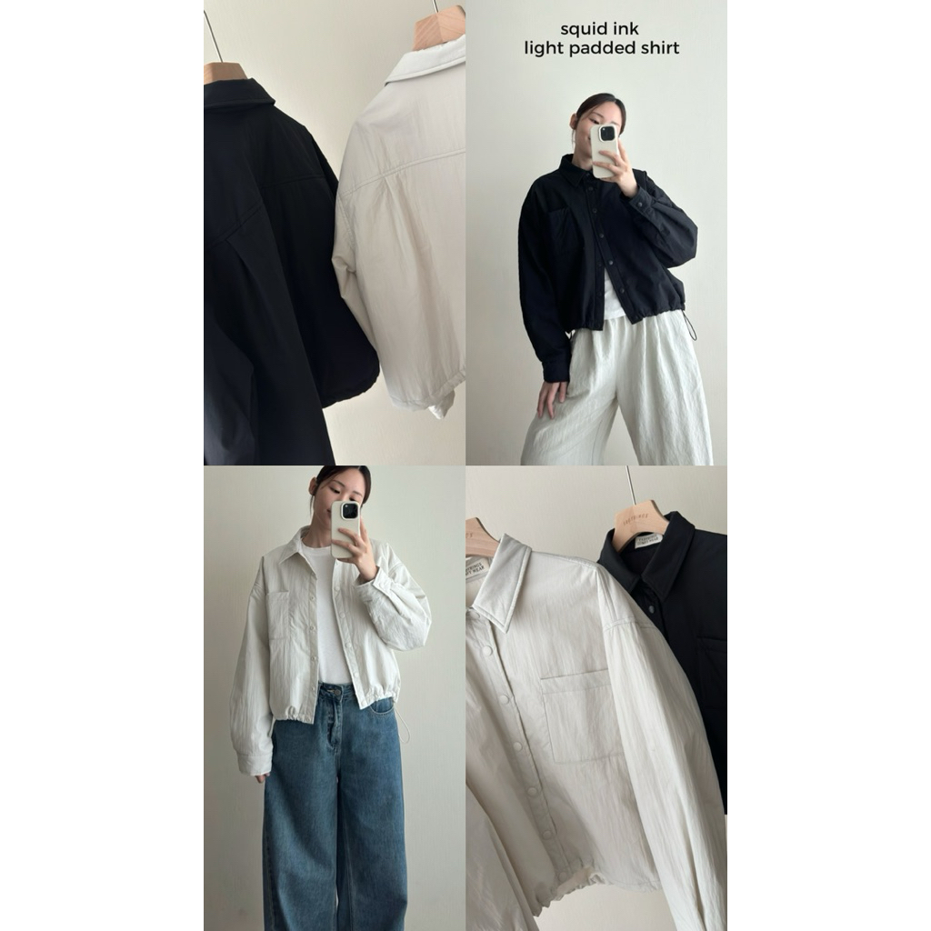 เสื้อเชิ้ตบุใยบางเบา ผ้าคอตตอนไนลอน สวมใส่สบาย ดีไซน์มินิมอล