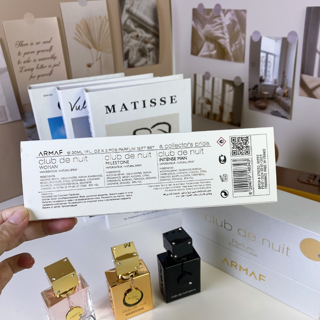 น้ำหอมแท้100% Armaf Club De Nuit Parfum Collection by Armaf 3x 30ml Gift Set - รูปที่ 2