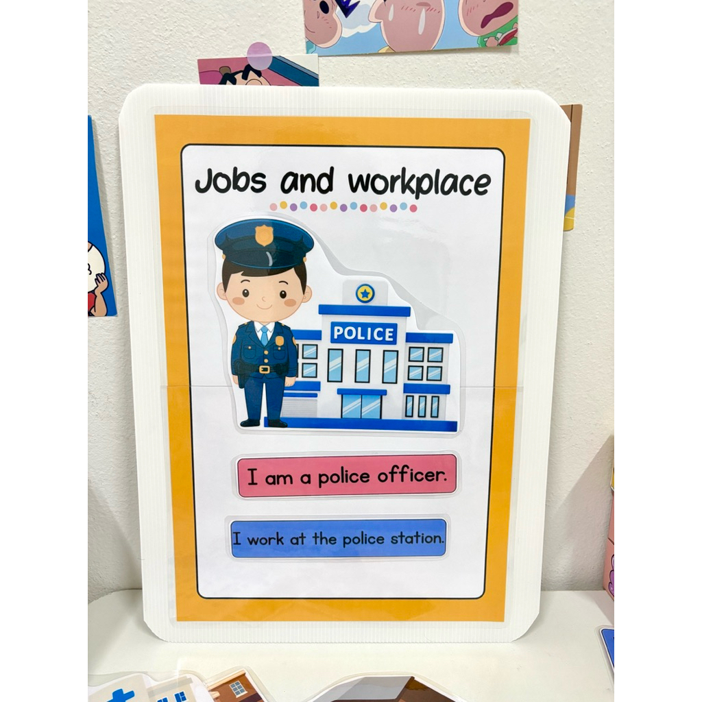 สื่อการสอนแบบกระดานแม่เหล็ก Jobs and workplace