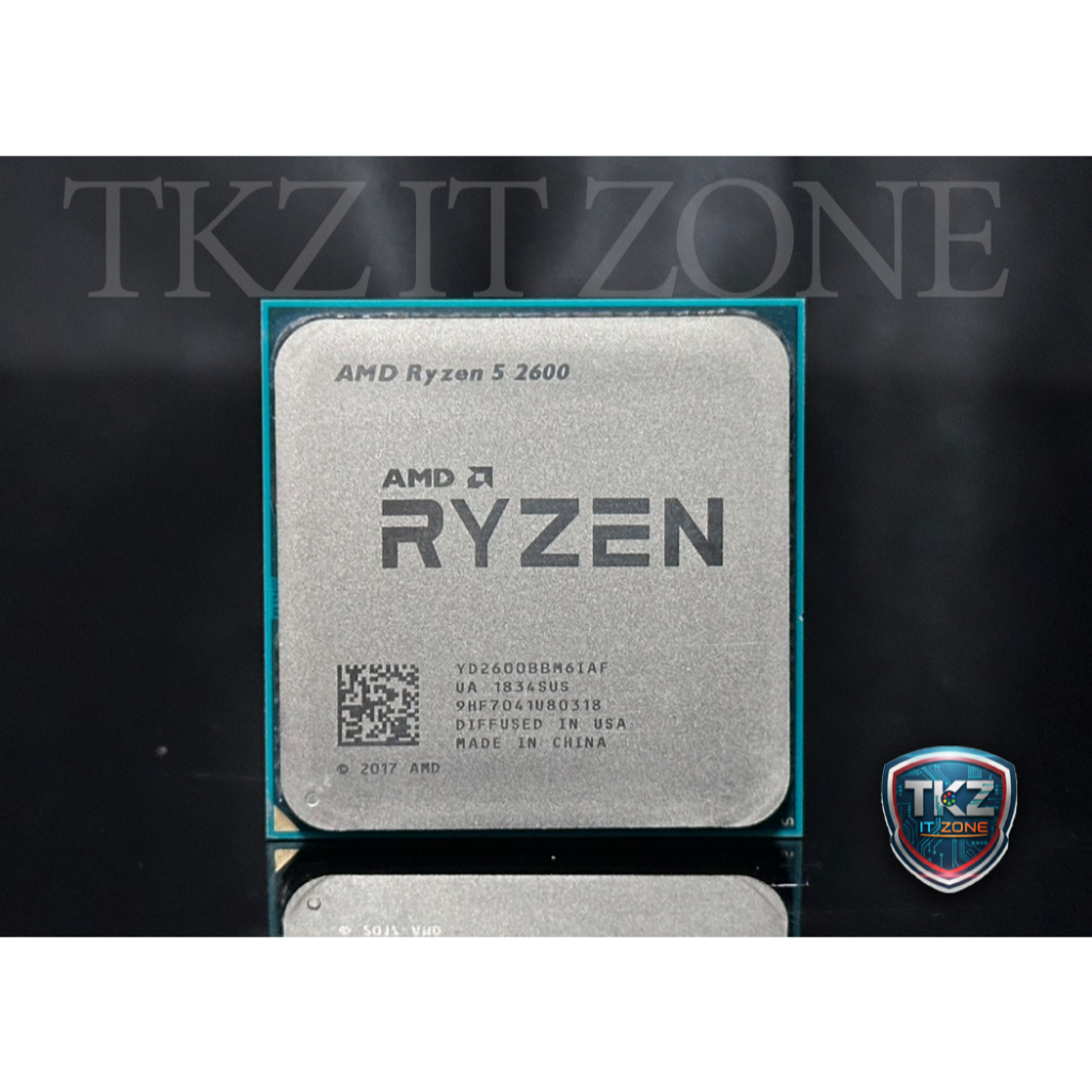 ซีพียู(CPU) AMD ryzen 5 2600 (socket AM4)