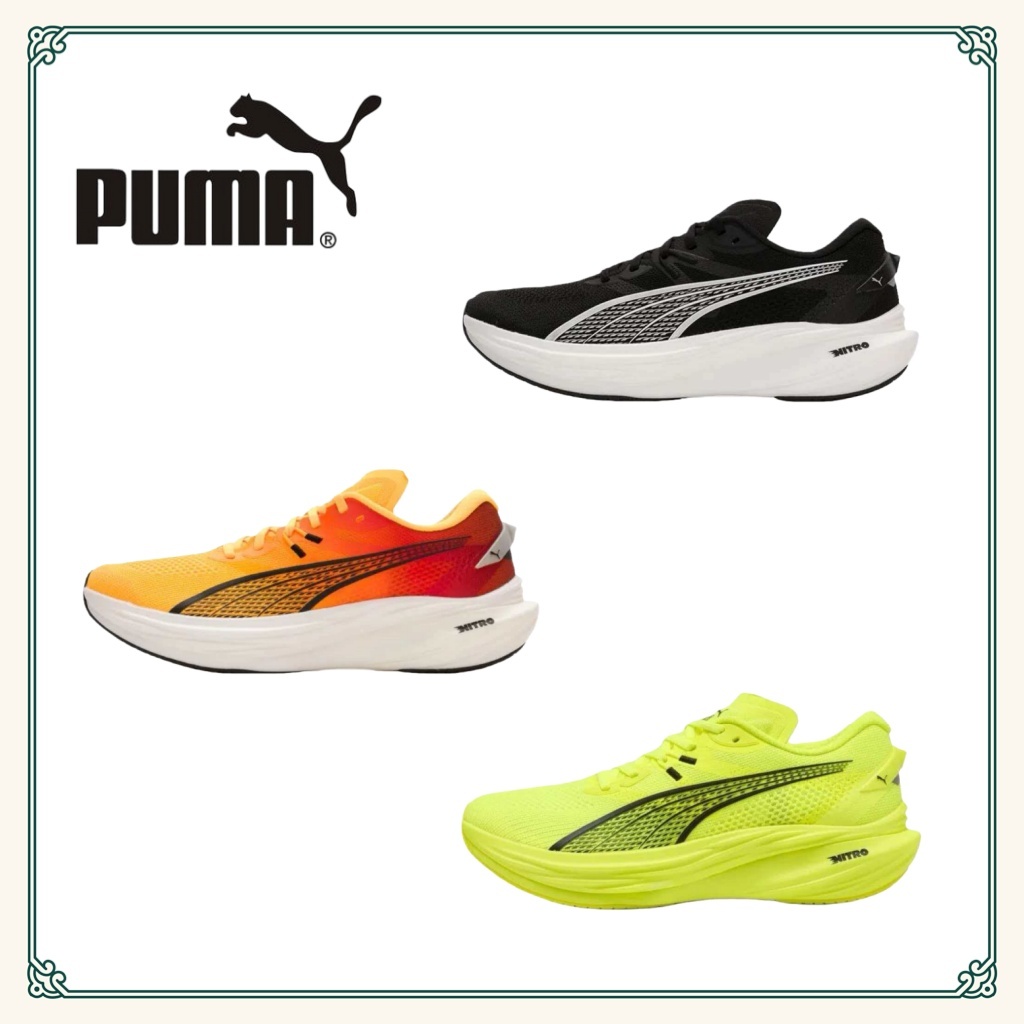 ของแท้ 100 %PUMA Deviate NITRO 3Unisex ผู้ชาย&ผู้หญิงยั่งยืน