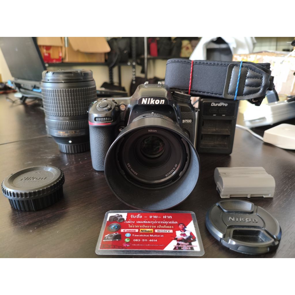 กล้อง Nikon D7500+50 F1.8G แถมเลนส์ 18-140ฟรี