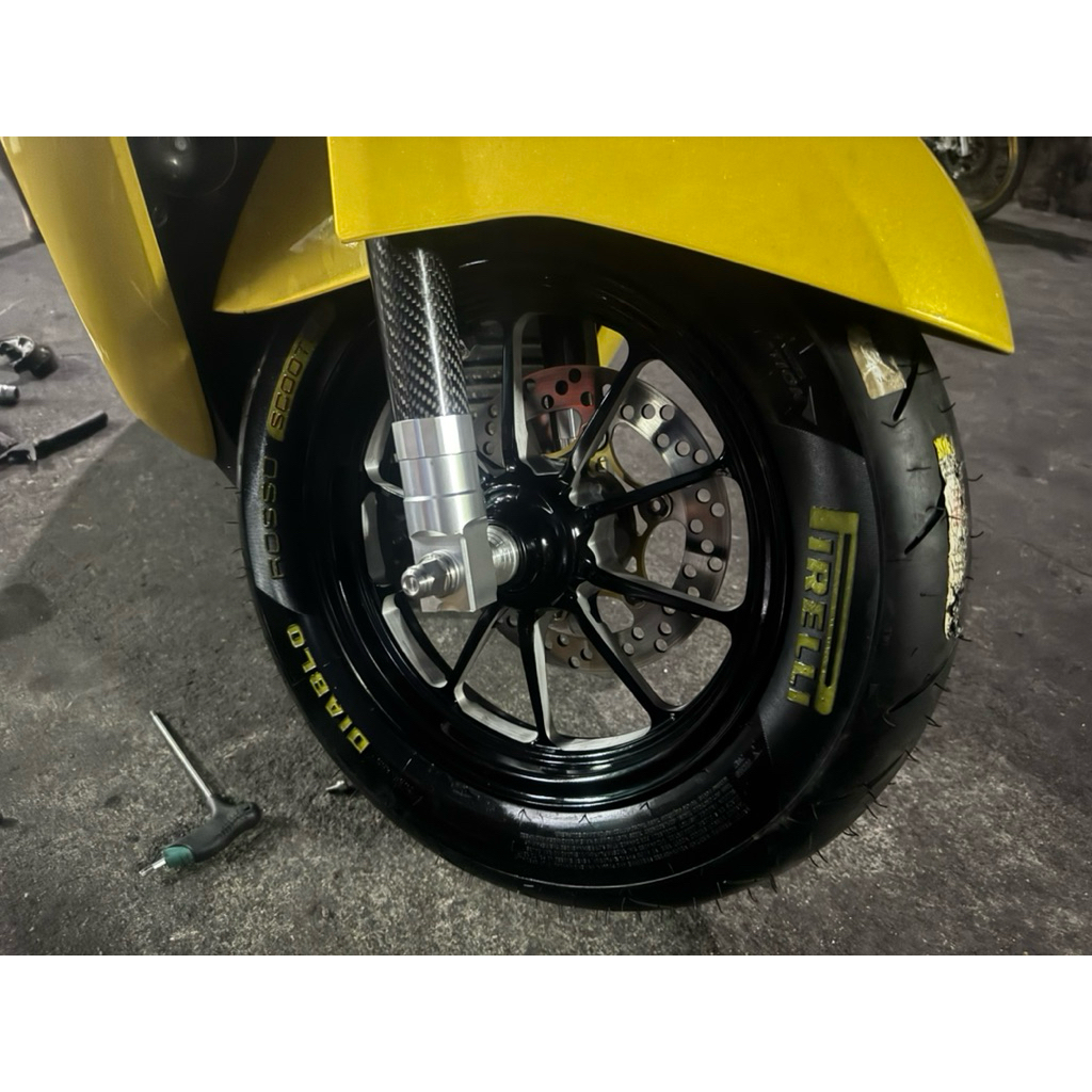 ชุดโช๊คหน้าคาบ้อนแท้ งานCNC ทรงrgs พร้อมอุปกรณ์ ขาปั้มพี่จะรับหรือไม่รับก็ได้ - รูปที่ 5