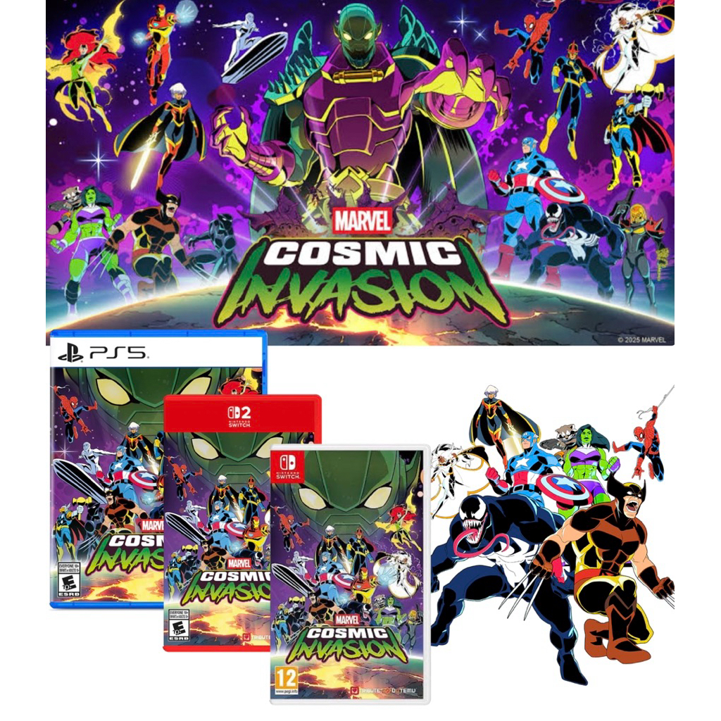 Ps5,Ns1-2,Switch1-2 Games [C/T-A/T] Marvel Cosmic Invasion
