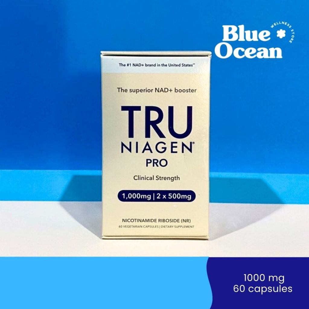 Tru Niagen Pro (1000 mg/serving , 60 capsules) The superior NAD+ booster ทรูไนอาเจ็น NR