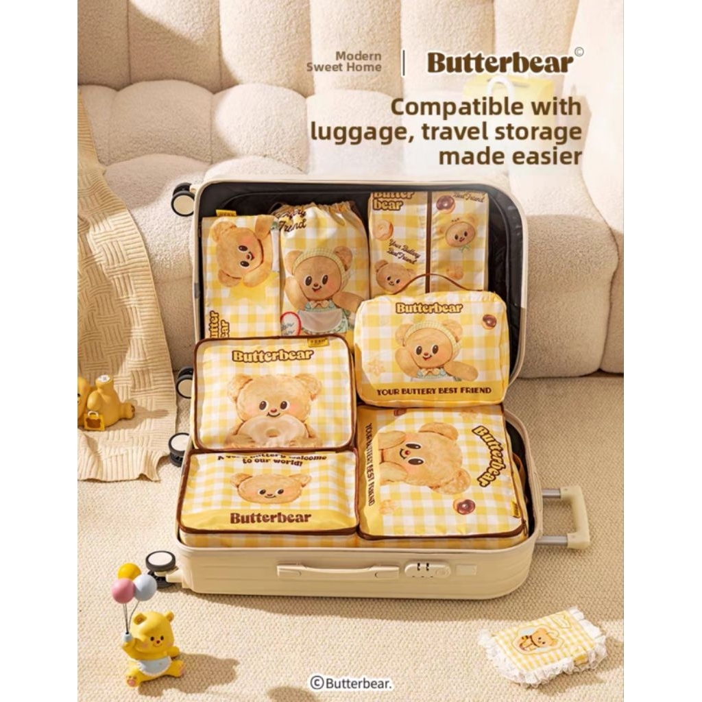 Butter​Bear​ กระเป๋า​จัด​ระเบียบ​ สำหรับ​เดินทาง​ กันน้ำ​ มีให้เลือกหลายขนาด