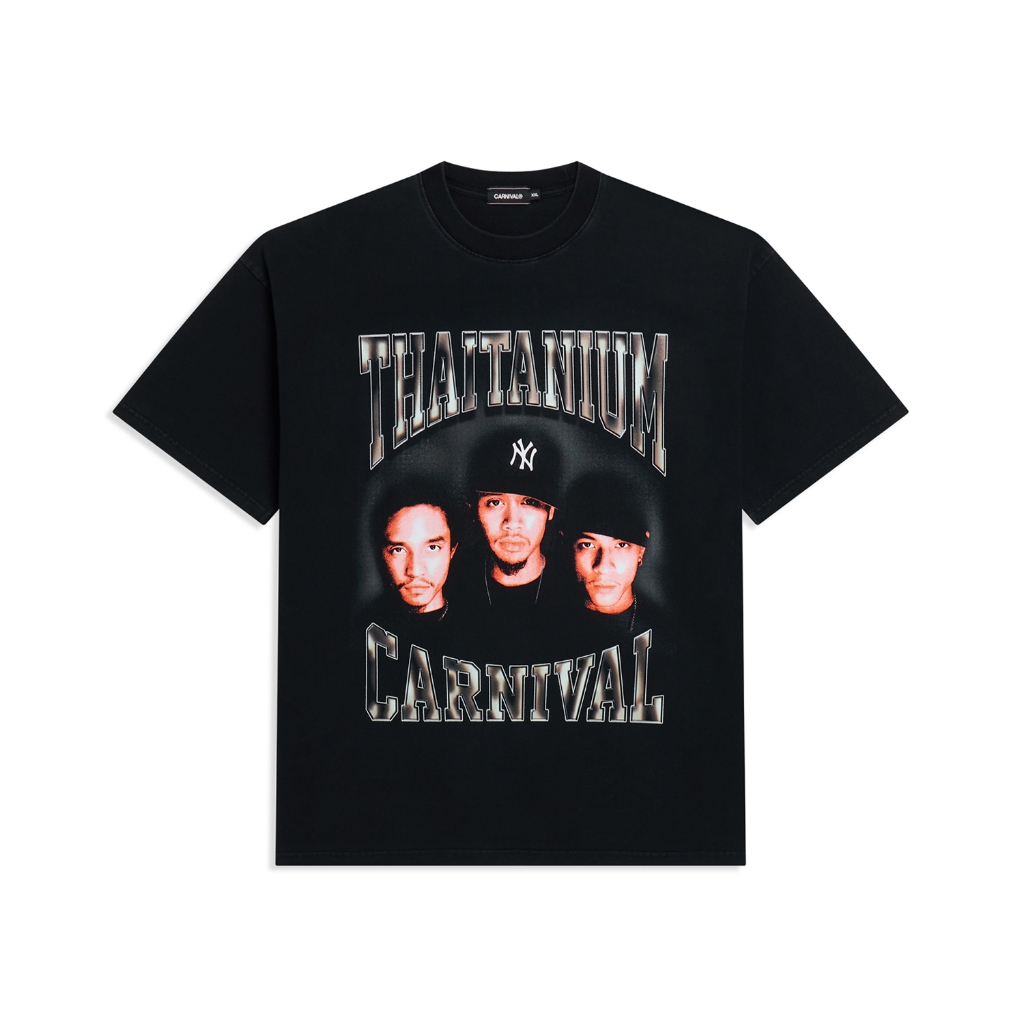 CARNIVAL CNVXTTNT001BK THAITANIUM THAI RIDER TEE BLACK