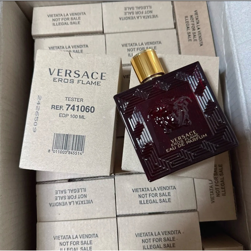 Versace Eros Flame EDP 100ML. กล่องTesterแท้ 100%