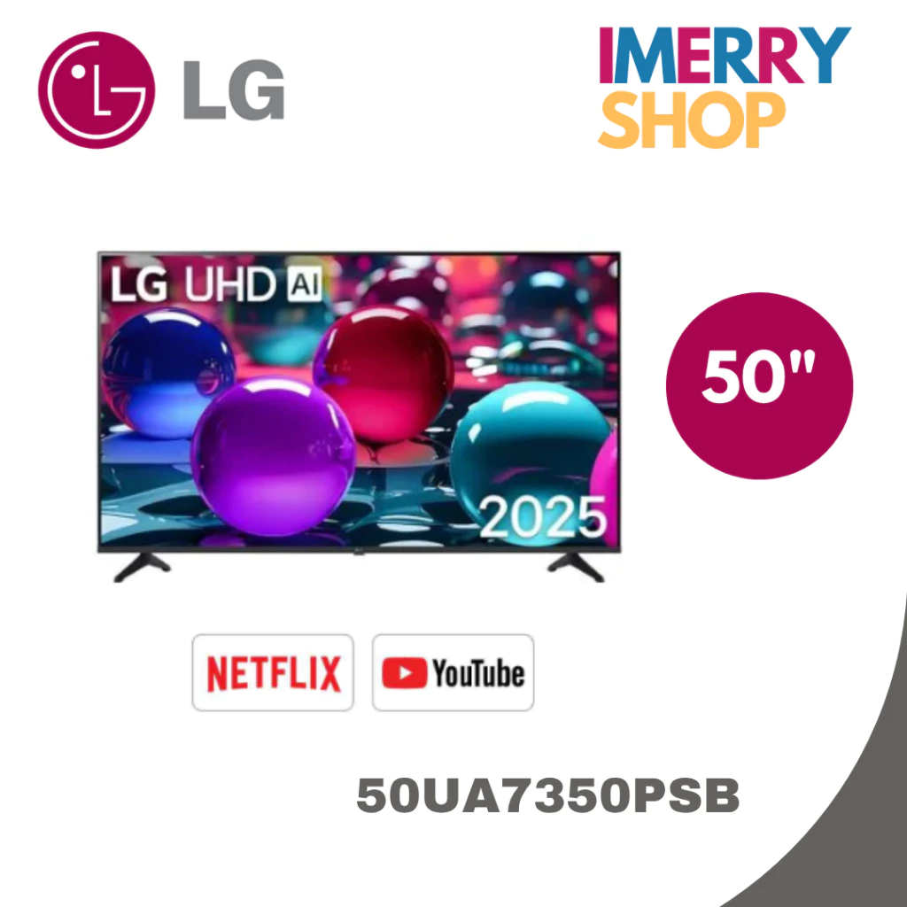 LG ทีวี 50" รุ่น 50UA7350PSB LG UHD AI UA73 4K Smart TV 2025 50UA7350 JIEIP
