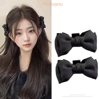 Rubuyou 1 ชิ้น กิ๊บติดผม ประดับโบว์ สำหรับผู้หญิง แฟชั่นบุคลิกภาพขนาดเ คลิปด้านข้าง สำหรับผู้หญิง เครื่องประดับผมแฟชั่น