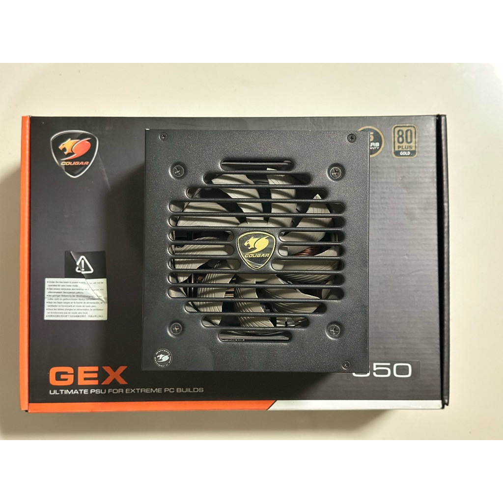 POWER SUPPLY (อุปกรณ์จ่ายไฟ) COUGAR GEX850 - 850W 80 PLUS GOLD (BLACK) (มีของพร้อมจัดส่ง)