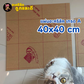แผ่นอะคริลิค เกรด A ความหนา 1 mm อะคริลิคสีใส แผ่นอะคริลิคมีหลายขนาด ราคาโรงงาน Acrylic - P1M4030