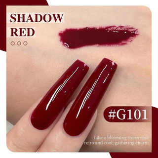 สีทาเล็บเจล โทนสีแดง มี3โทนสีให้เลือก ขนาด15ml สินค้าพร้อมส่งในไทย
