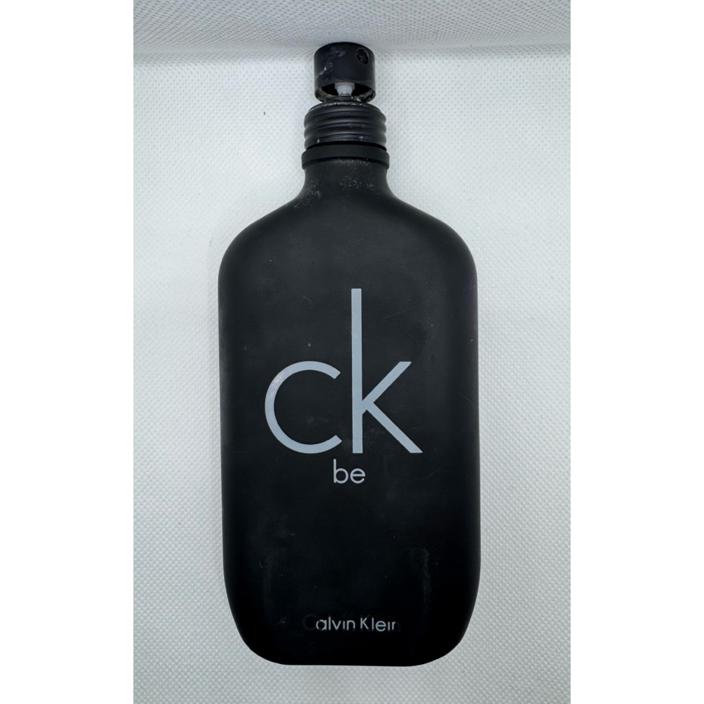 [ของแท้] ขวดน้ำหอมเปล่า CK Be 100ml สีดำด้าน (Empty Bottle) สำหรับสะสม/ตกแต่งร้านหรือห้อง/พร็อพถ่ายร