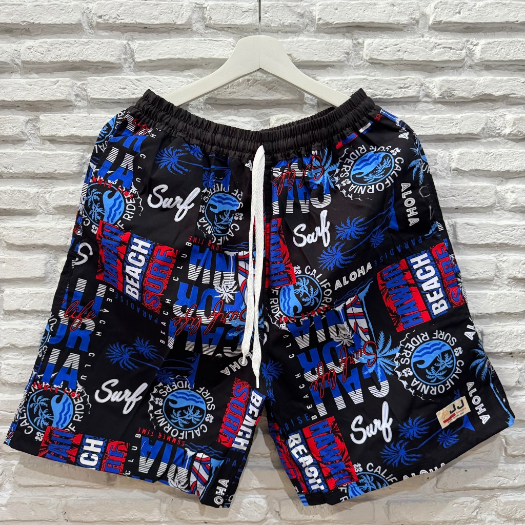 กางเกงเจเจไซส์ M/L/XL ลาย "HAWAII BEACH" ร้านคละสีให้ ผ้านิ่มหนา ใส่สบาย Clothing Man ผู้ชาย ลำลอง