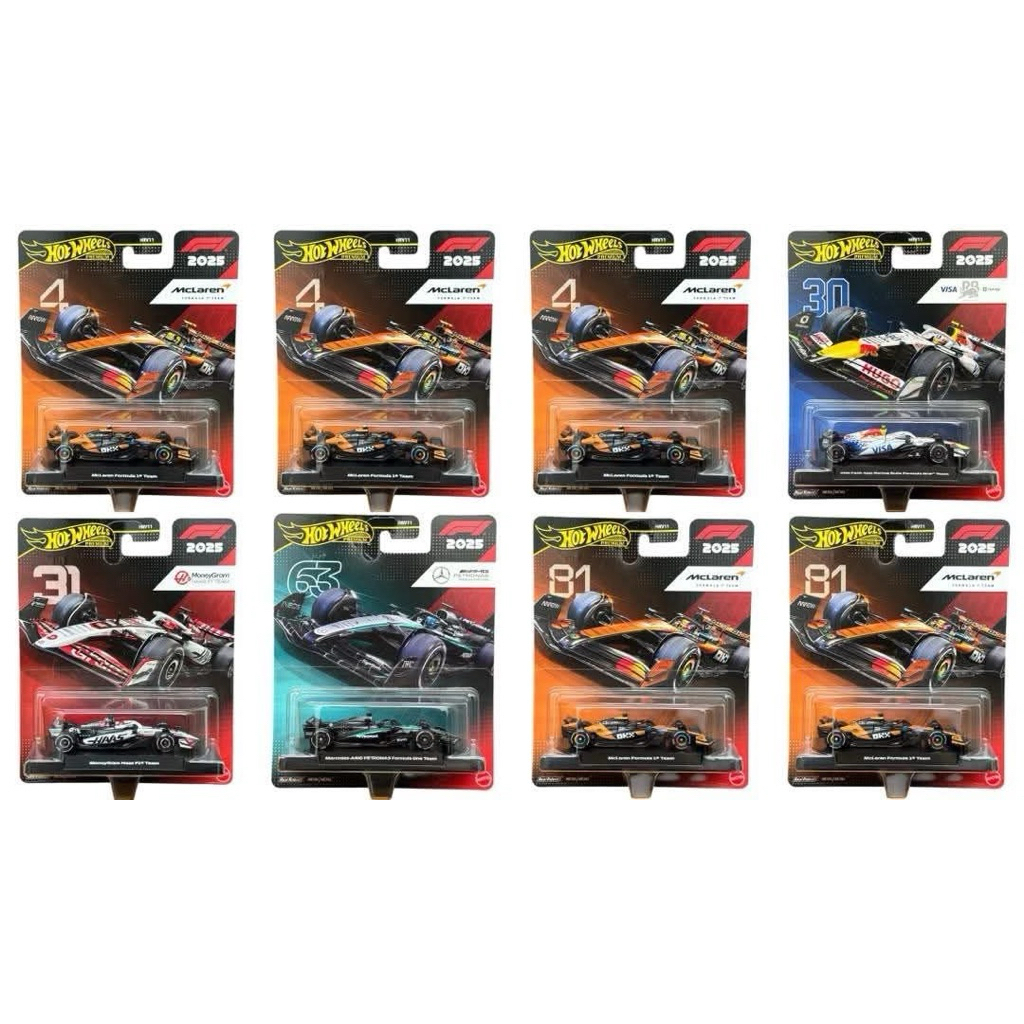 Hot Wheels Premium - F1 Formula1 2025 สเกล 1/64