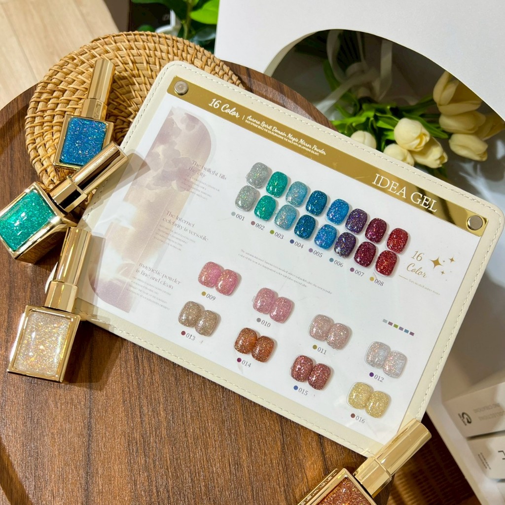 Infinite Shine Set Flash 16สี ( IR16-4 ) idea gel 2026 พร้อมชาร์จสำเร็จรูป