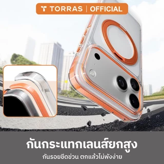 TORRAS OStand O3L เคสจุดหมุน สำหรับ iphone 17 Pro Max/16 Pro Max | หมุนได้ 360° | มีถุงลมกันกระแทกรอบด้าน