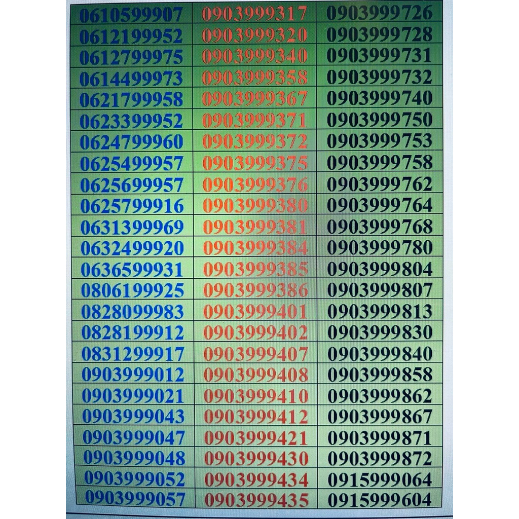 เบอร์มงคล ais ตอง999 เบอร์สวย ดี ถูกมาก