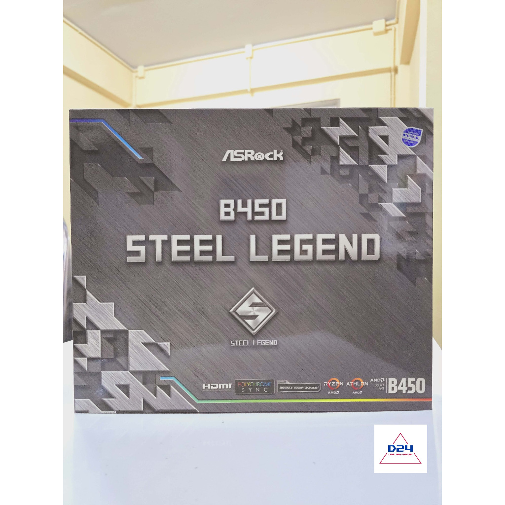 MAINBOARD (เมนบอร์ด) ASROCK B450 STEEL LEGEND (DDR4) (SOCKET AM4)