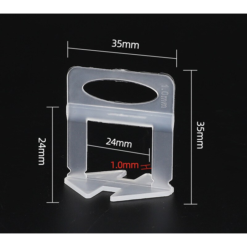 [*คุณภาพสูง*]กิ๊บปรับระดับกระเบื้อง 100ชิ้น/ถุง ตัวปรับระดับกระเบื้อง กิ๊บ 1.0MM 1.5MM 2.0MM 3.0MM Ceramic tile leveler - รูปที่ 7