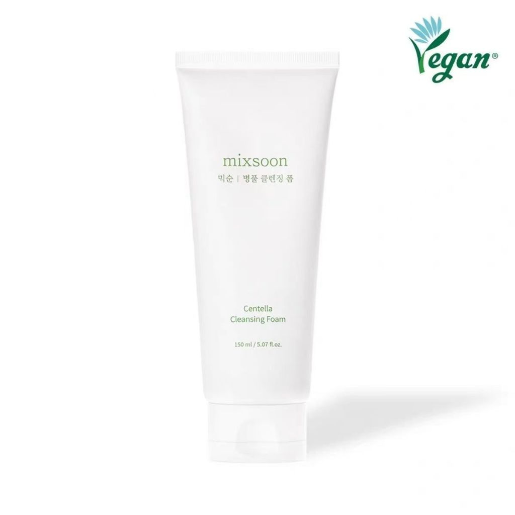 🧼🧼Mixsoon Centella Cleanser foam 150ml,โฟมล้างหน้า pH ต่ําเพื่อการผ่อนคลายและความชุ่มชื้น