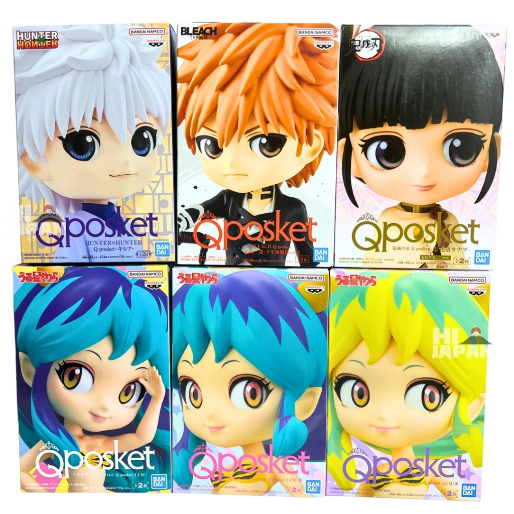 ฟิกเกอร์ Q Posket HunterxHunter/Bleach/DemonSlayer/うる星やつら/Konam งานแท้ มือ2สภาพดี
