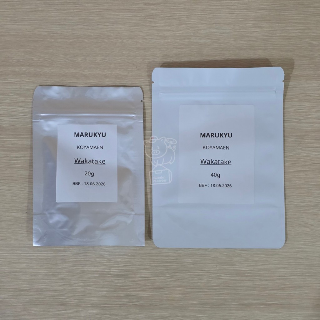 [ พร้อมส่ง !! ของแท้นำเข้าจากญี่ปุ่น ] มัทฉะซองแบ่ง Marukyu Koyamaen Wakatake (20g/40g) สายนัวลาเต้ต้องไม่พลาด - รูปที่ 6