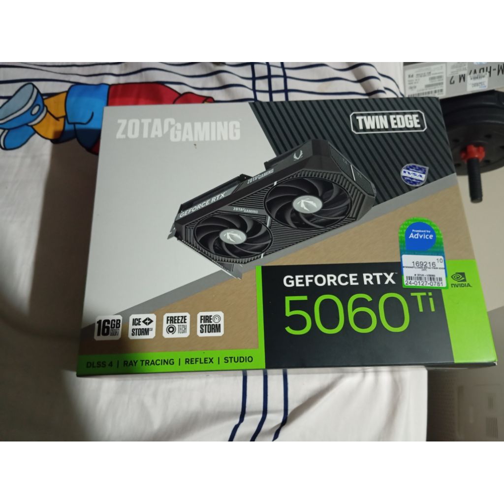 การ์ดจอ ZOTAC GAMING GeForce RTX 5060 TI 16 GB Twin Edge มือสอง