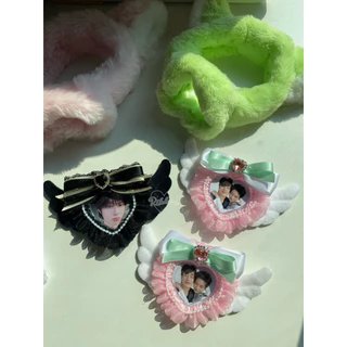 กรอบรูปหัวใจงานHandmade/กรอบรูปใส่เเท่งไฟ ใส่ได้ทุกเเท่งไฟ