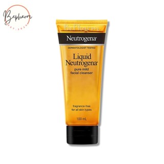Liquid Neutrogena Pure Mild Facial Cleanser Fragrance-Free 1…