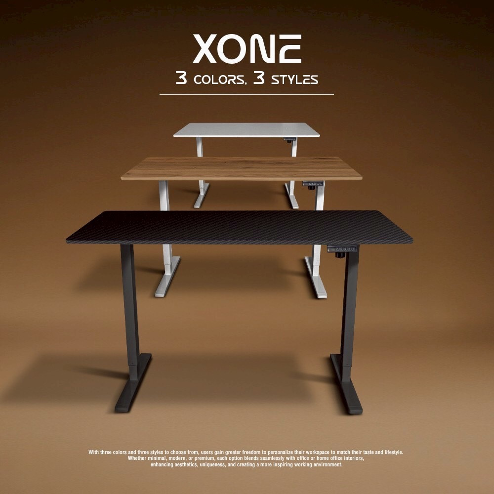 โต๊ะปรับระดับไฟฟ้าราคาถูก Amo Design รุ่น Xone Electric Standing Desk โต๊ะทำงาน