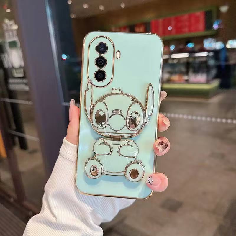 เคส กระต่าย ตั้งได้สำหรับ Samsung A17 A26 A56 A36 A13 A22 C55 M55 A23 A16 S25FE S24FE ฝาหลังนิ่ม ลาย