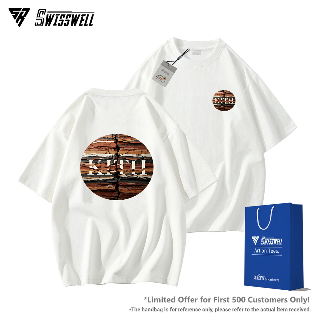 ✨SwissWell✨ cotton 100% เสื้อยืด คอกลม  เสื้อ essentials คุณภาพดี oversized เสื้อคู่รัก Holiday T-Sh