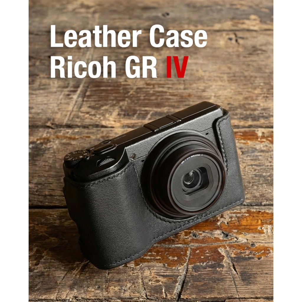Half case Rich GRIV GR4 HDF สีดำ เคสหนัง จาก Cam-in x Larry Gadget