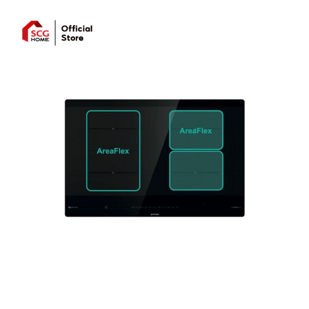 Gorenje เตาแม่เหล็กไฟฟ้า Induction hob, 80cm, Slider touch, 4 zones, 2 AreaFlex, IQ รุ่น IS846BG