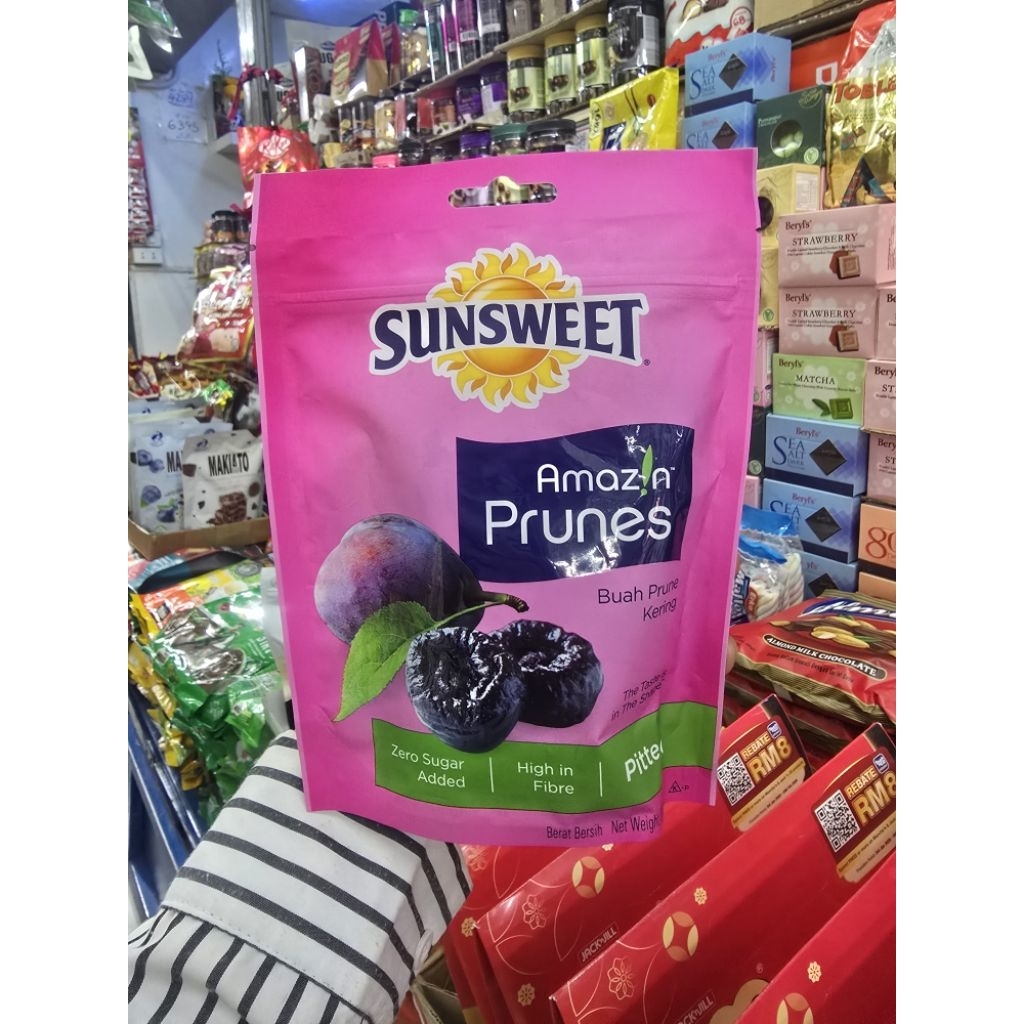 SUNSWEET​ Amazin​ Prune​s​ ซิปล็อค​ ขนาด​ 200g