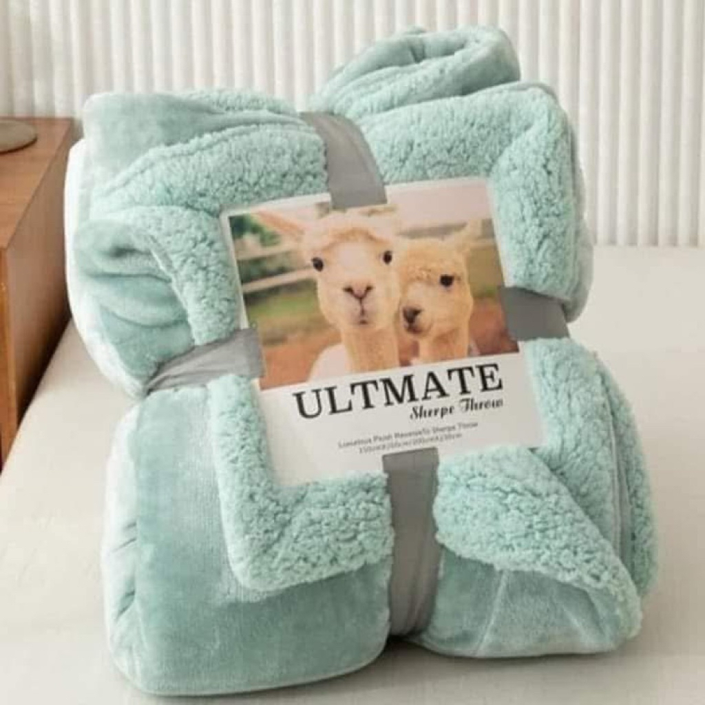 ราคาถูกสุด!! ผ้าห่มขนแกะ ULTIMATE ขนาด7ฟุต (รุ่นหนา) ไม่ใช่งานโรงเกลือ! มี20สีให้เลือก ราคา ถูกที่สุด ดีลบีเคเค แกลเลอรีภาพที่ 2