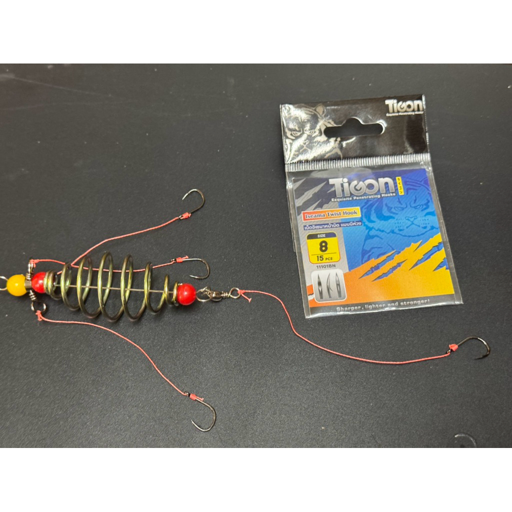 ตระกร้อตกปลาทุ่นลอยตัวเบ็ดTigon