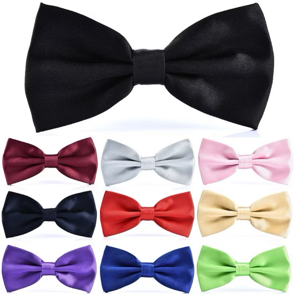 เนคไทโบว์ โพลีเอสเตอร์ พรีเมียม หลากสี | Bow Tie ทางการ ใส่ออกงาน งานแต่ง งานเลี้ยง