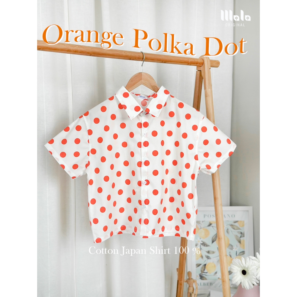 MalaOriginal | Cotton Japan & Korean Shirt เสื้อเชิ้ตครอป เนื้อผ้าคอตตอน ลายไม่ซ้ำใคร