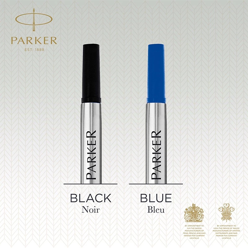 Parker ไส้ปากกา เจล ลูกลื่น และโรลเลอร์บอล น้ำเงิน ดำ 0.5 เเละ 0.7 mm - รูปที่ 2