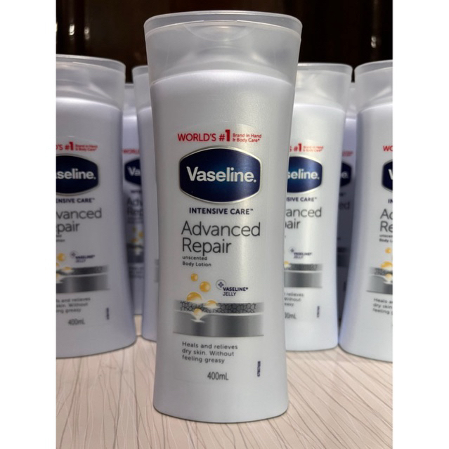 📌Body Lotion  VaselineINTENSIVE CARE Advanced Repair📌🔺EU🔺(400ml)🚩สินค้าพร้อมส่งจากไทย นำเข้าเอง🚩