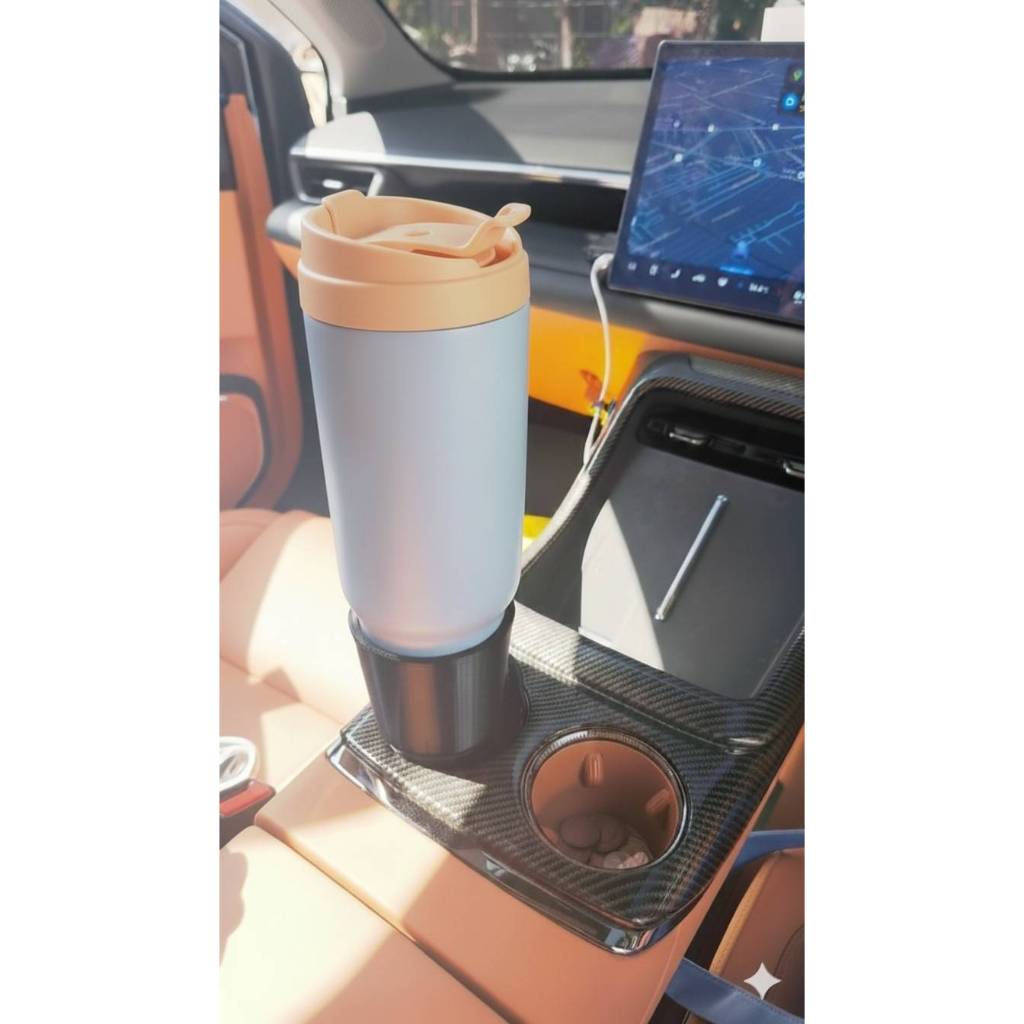 ⚠️โปรดวัดก้นแก้วก่อนสั่ง⚠️ DualCup+ ที่วางแก้ว 3D Printing ตรงรุ่น สำหรับ GAC Aion V Adapterเสริม ใส่แก้วเก็บความเย็น