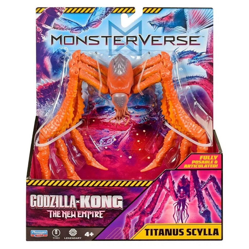 Playmates Godzilla x Kong: The New Empire ฟิกเกอร์ Scylla