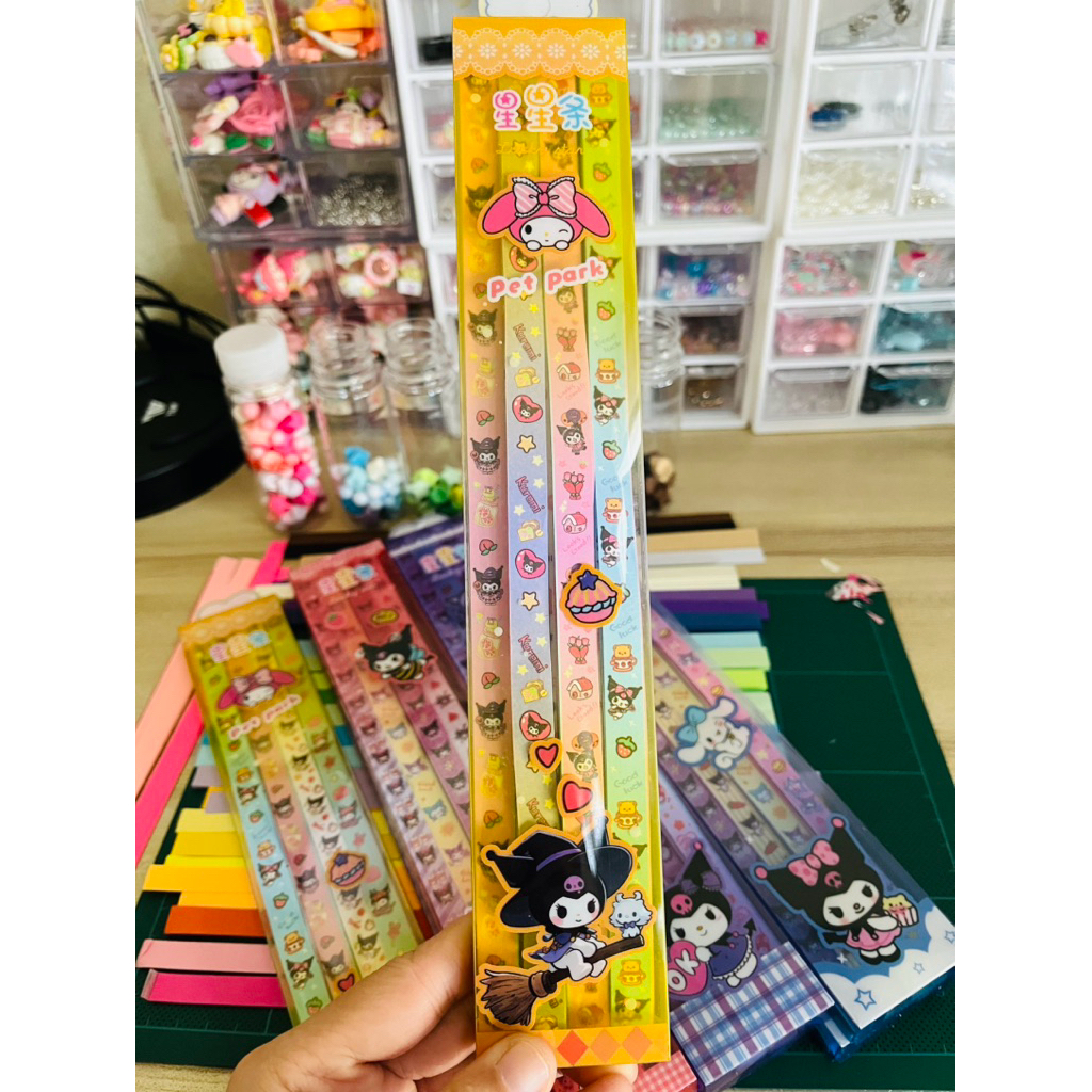 กระดาษพับดาว ลายkulomi ลายการ์ตูน ลายน่ารัก รูปที่ 2